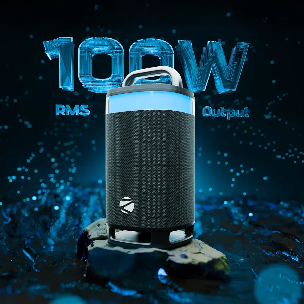 Zebronics Bluetooth Speaker RGB 100w Axon 500 view 8